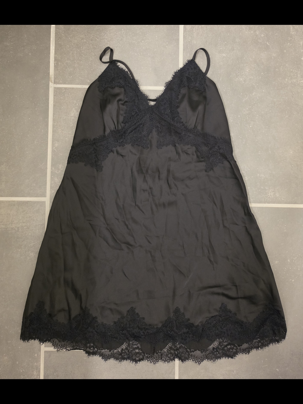 Abercrombie & Fitch Satin Lace-Trim Sleepwear - Picture 2 of 5